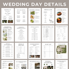 Wedding Day Binder - Canva Template