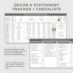 Wedding Planner Spreadsheets & Wedding Day Binder