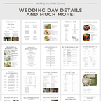 Wedding Planner Spreadsheets & Wedding Day Binder