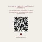 Wedding Website Template Canva - Burgundy