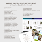 Wedding Planner Spreadsheets & Wedding Day Binder