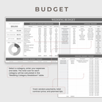 Wedding Planner Spreadsheets & Wedding Day Binder