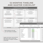 Wedding Planner Spreadsheets & Wedding Day Binder